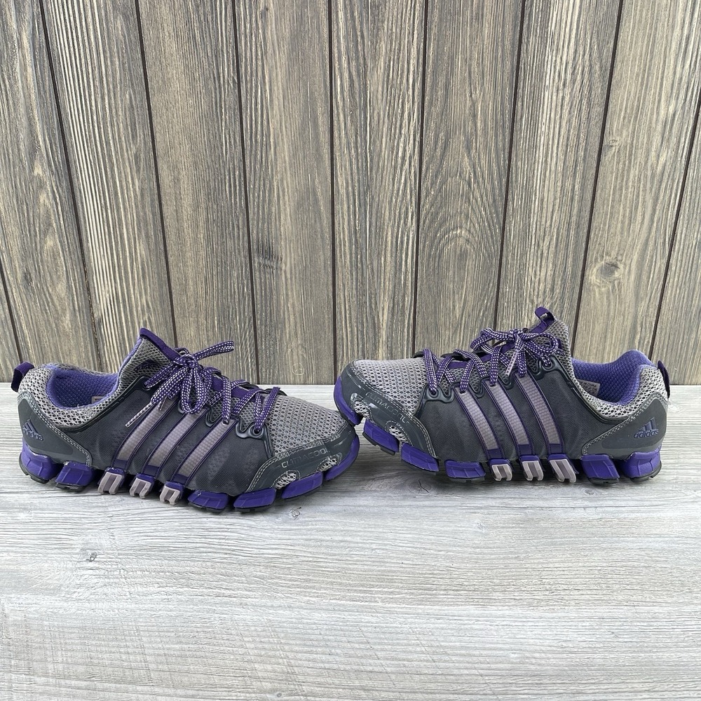 Adidas Climacool Women's Size 9.5 Purple Gray Athletic Running Shoes